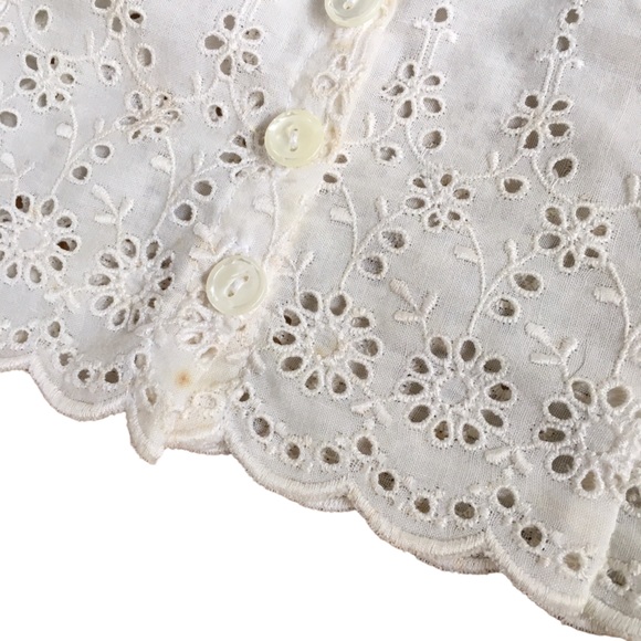 Hanky Panky Eyelet Button Up Bralette size small - Picture 4 of 15